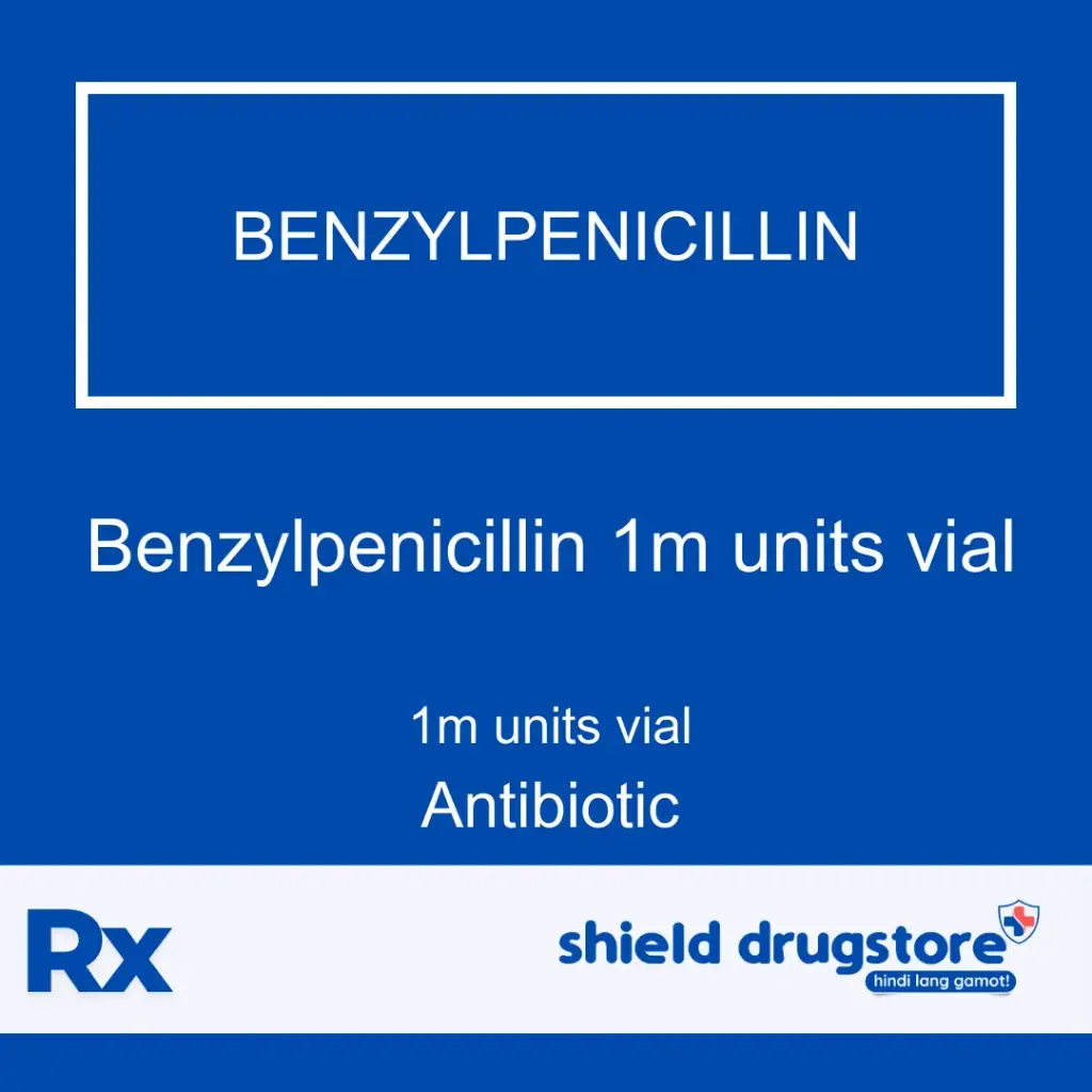 GN-BENZYLPENICILLIN 1M UNITS VL 