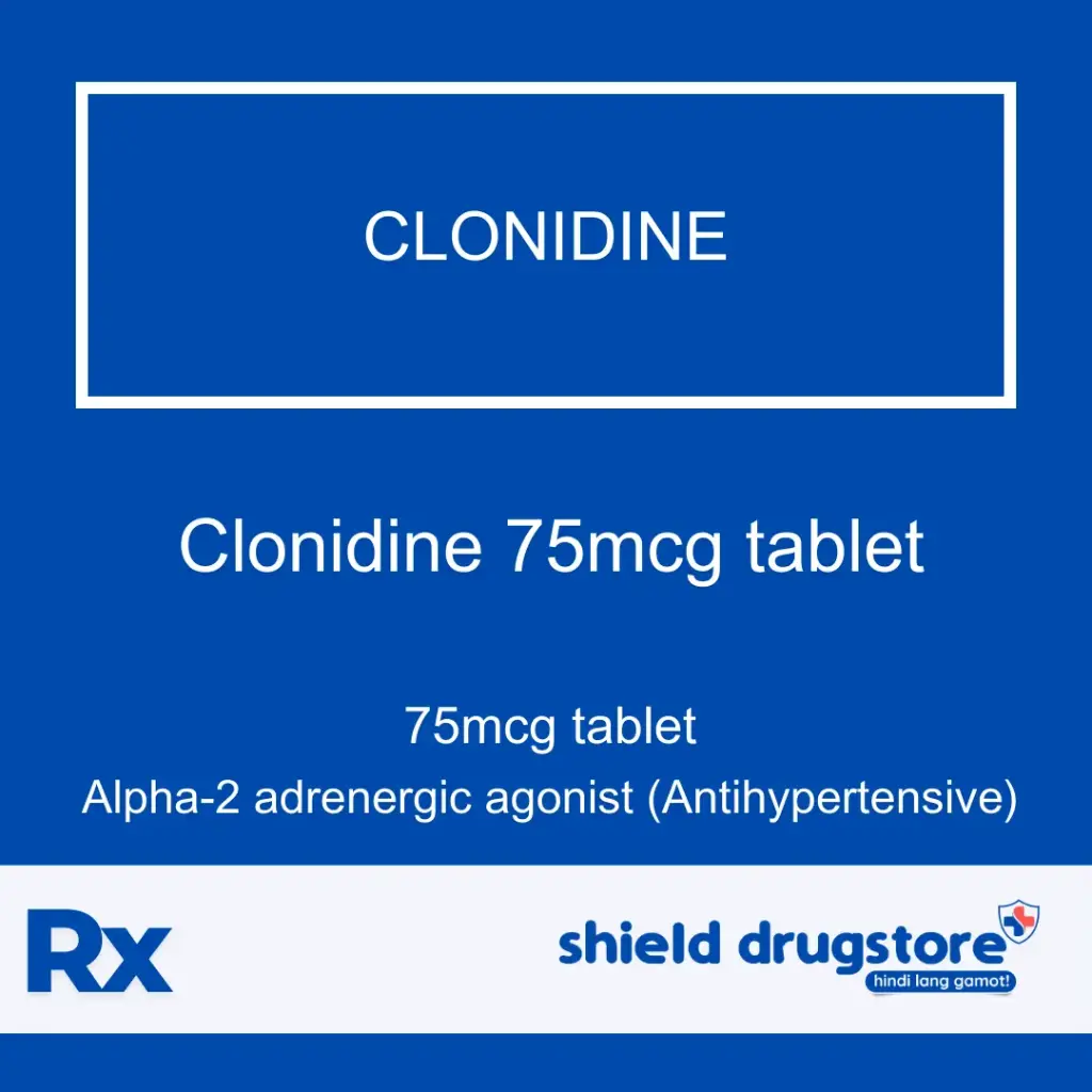 GN-CLONIDINE 75MCG TAB 