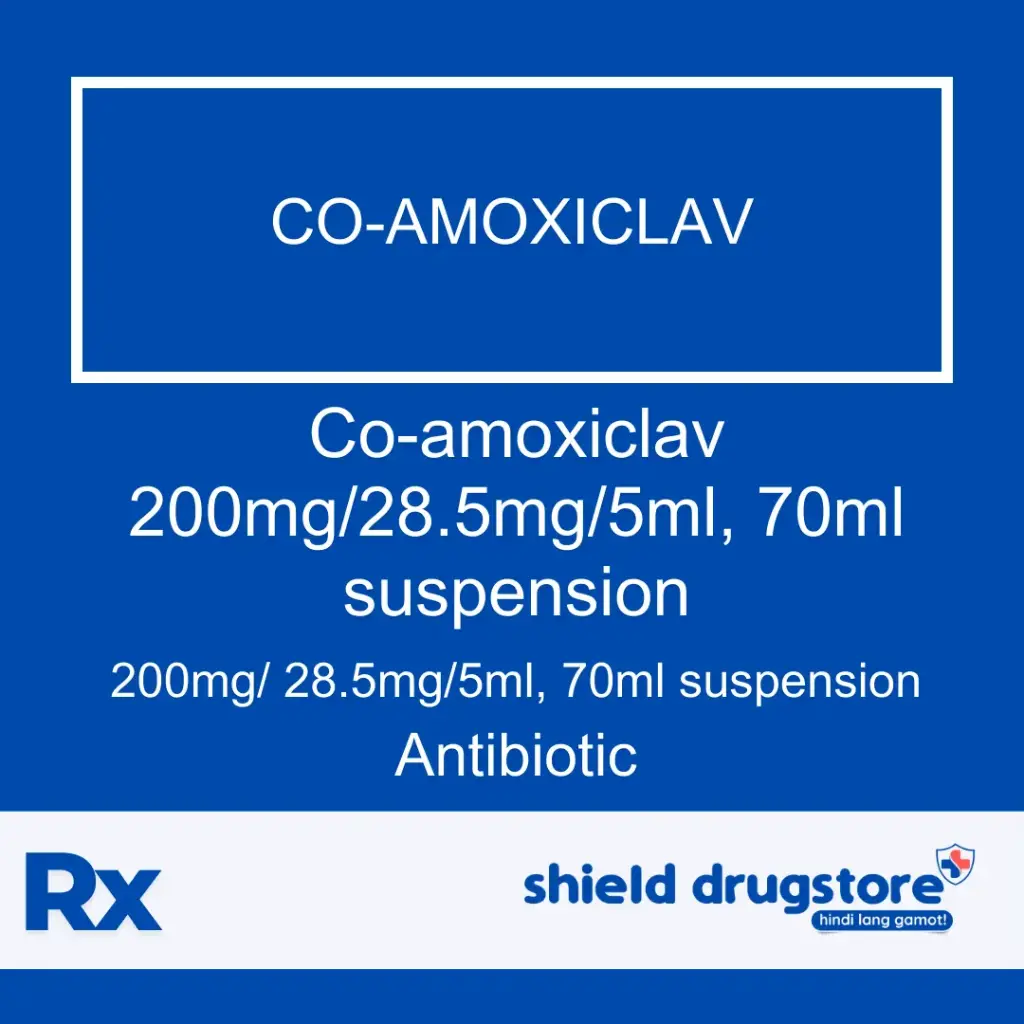 GN-COAMOXICLAV 200MG/28.5MG/5ML, 70ML 