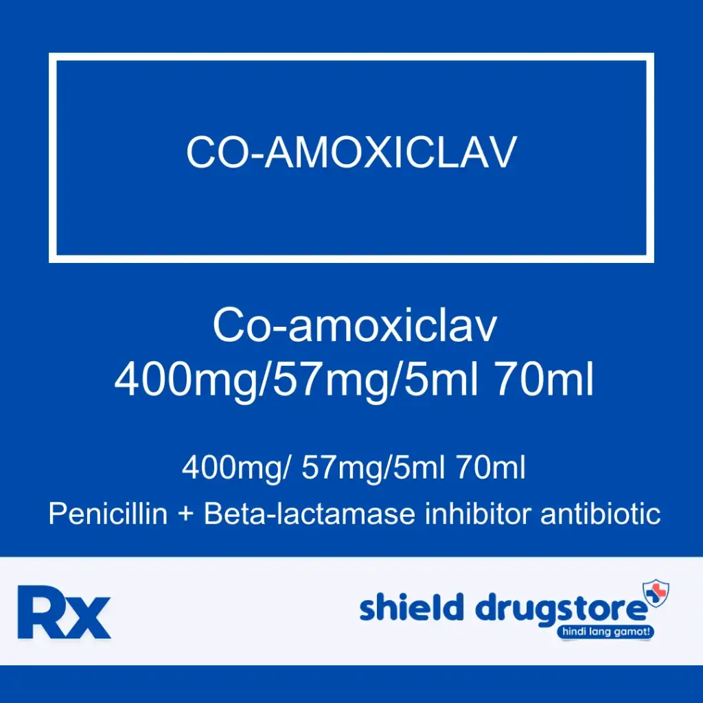 GN-COAMOXICLAV 400MG/57MG/5ML 70ML 