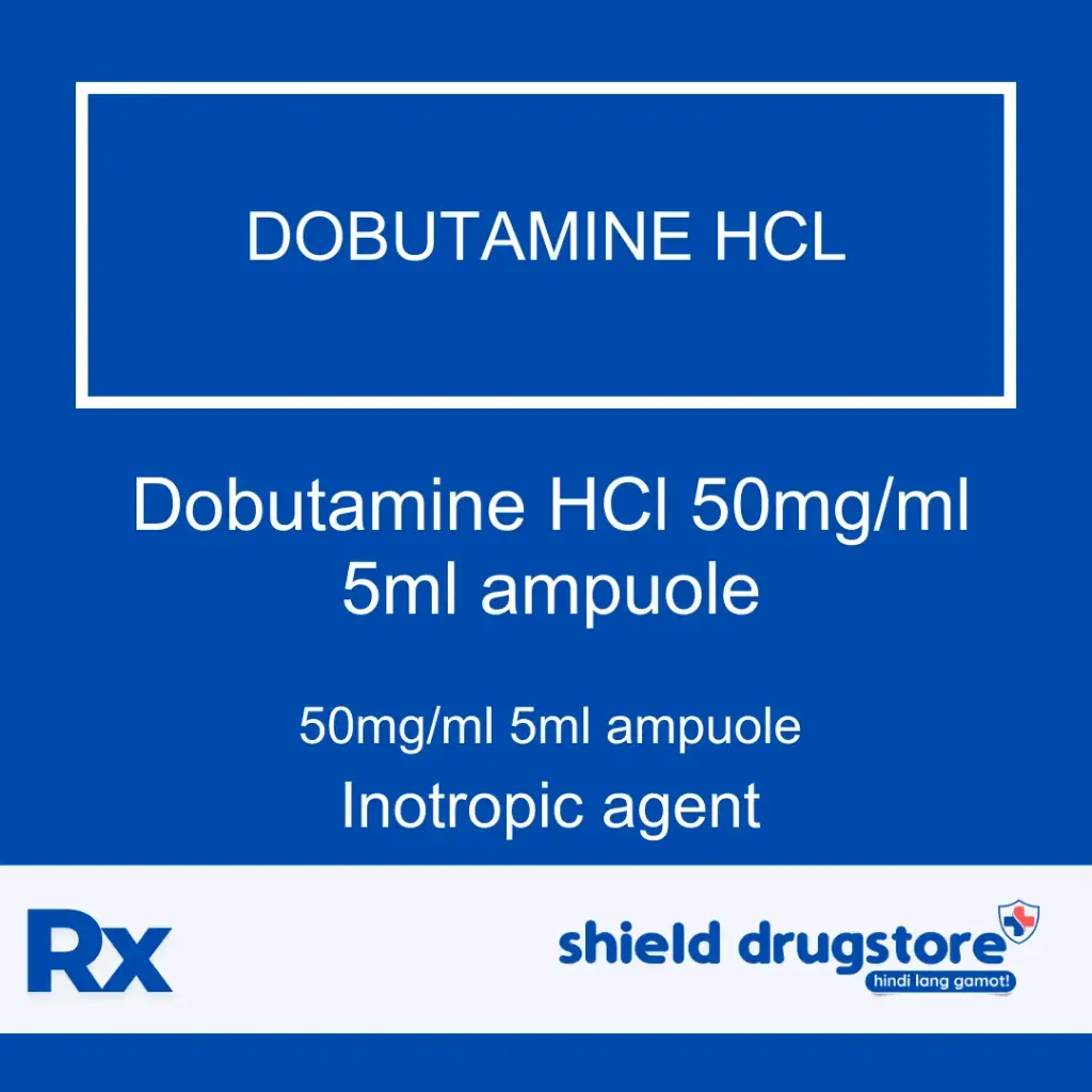 GN-DOBUTAMINE HCL 50MG/ML 5ML AMP 
