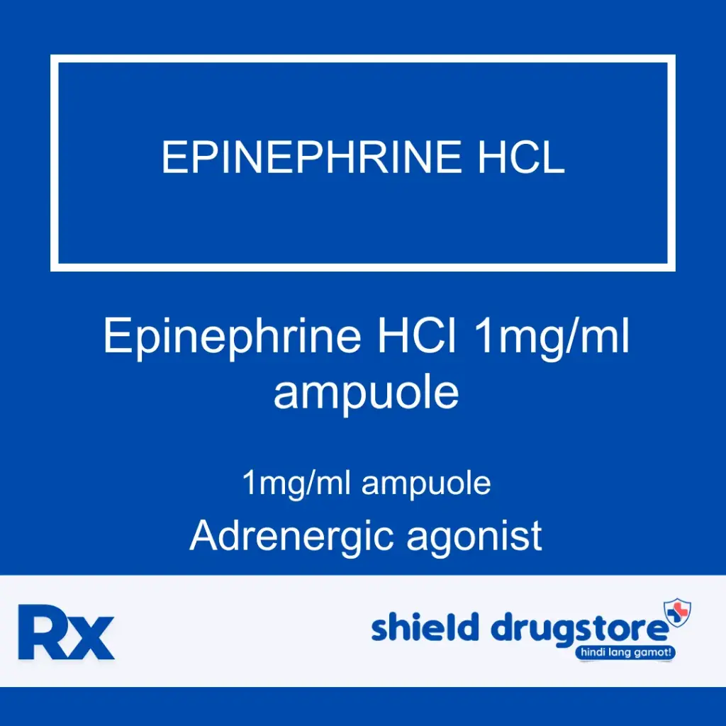 GN-EPINEPHRINE HCL 1MG/ML AMP 
