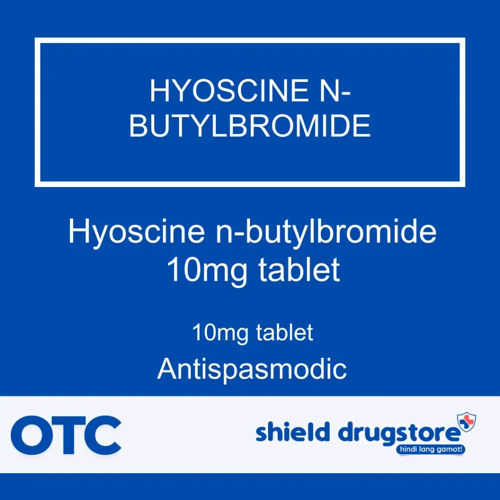 GN-HYOSCINE N-BUTYLBROMIDE 10MG TAB 