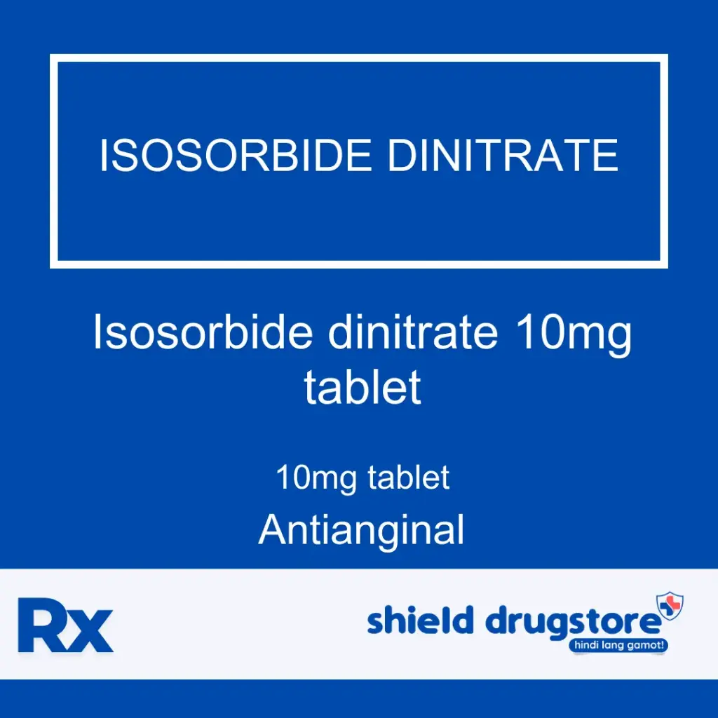 GN-ISOSORBIDE DINITRATE 10MG TAB 