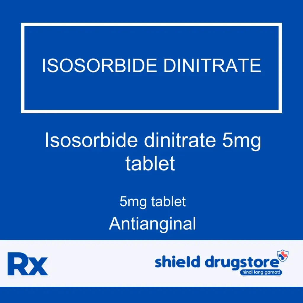 GN-ISOSORBIDE DINITRATE 5MG TAB SL 