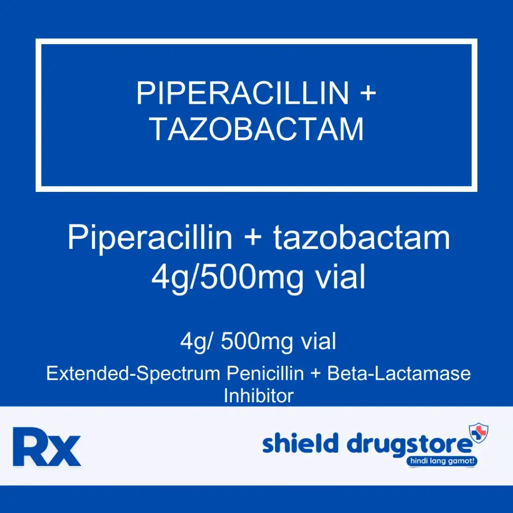 GN-PIPERACILLIN + TAZOBACTAM 4G/500MG VL 