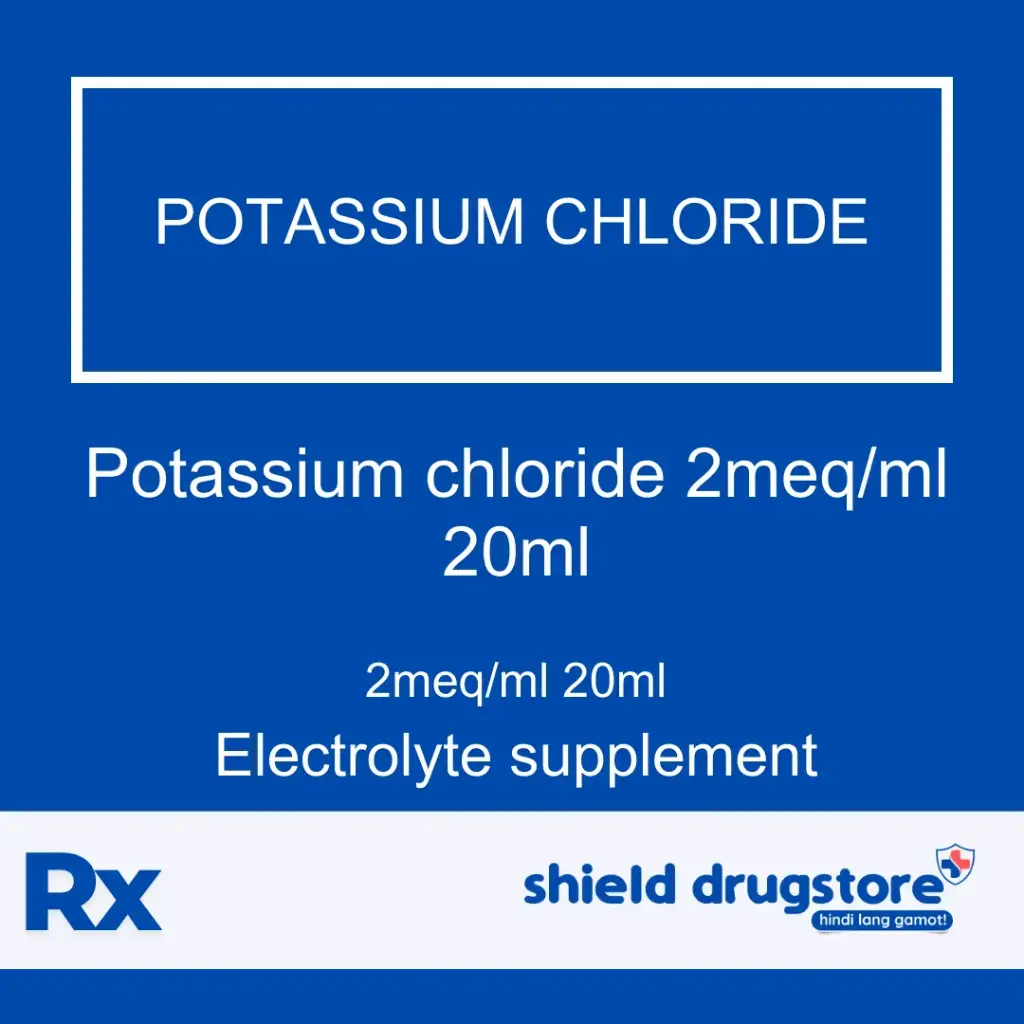 GN-POTASSIUM CHLORIDE 2MEQ/ML 20ML 