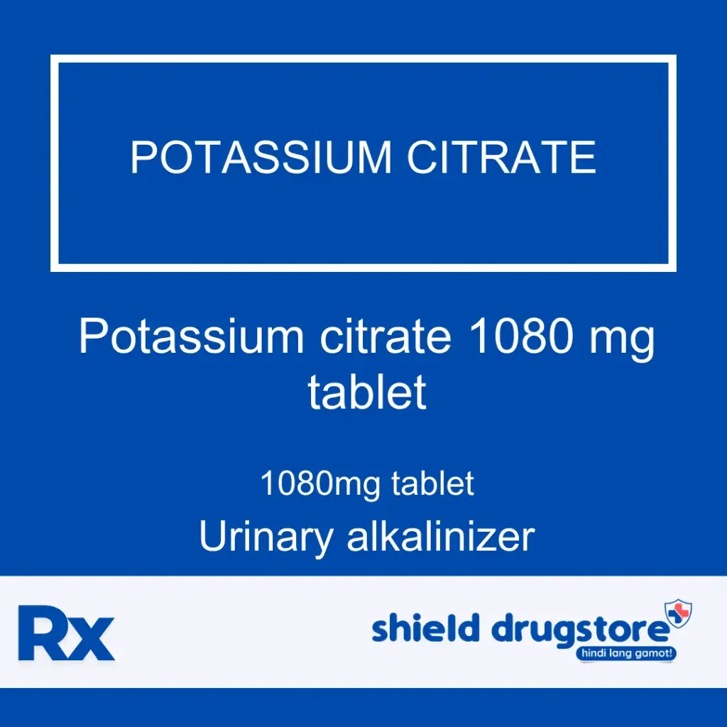 GN-POTASSIUM CITRATE 1080 MG TAB 