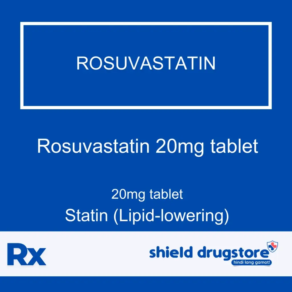 GN-ROSUVASTATIN 20MG TAB 