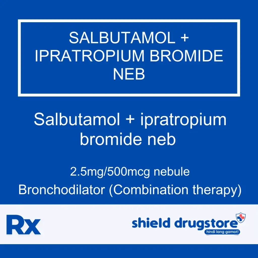 GN-SALBUTAMOL + IPRATROPIUM BROMIDE NEB 