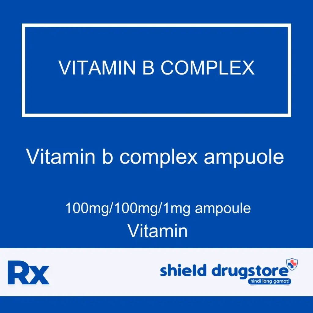 GN-VITAMIN B COMPLEX 100MG/100MG/1MG AMPULE 