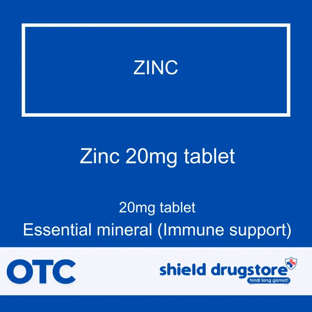 GN-ZINC 20MG TAB 
