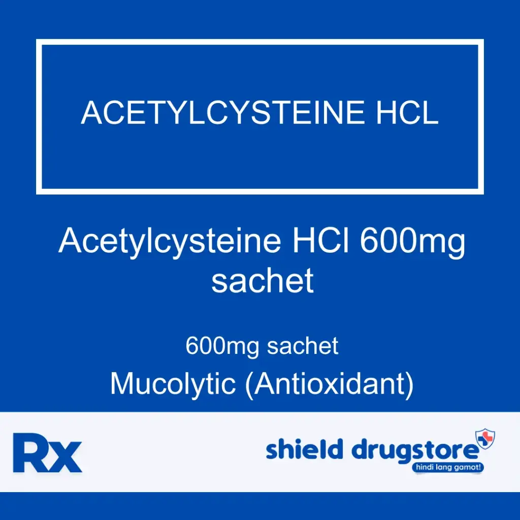 GN-ACETYLCYSTEINE HCL 600MG SACHET 