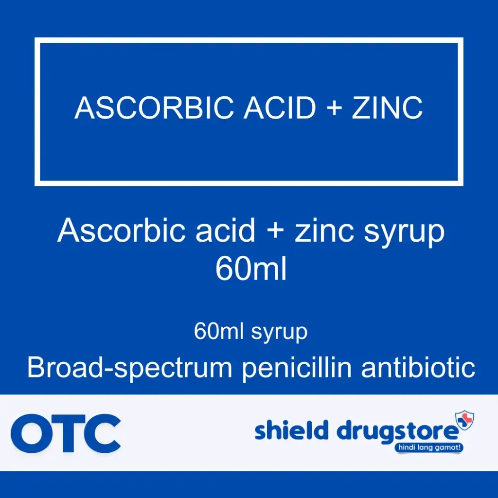 GN-ASCORBIC ACID + ZINC SYRUP 60ML