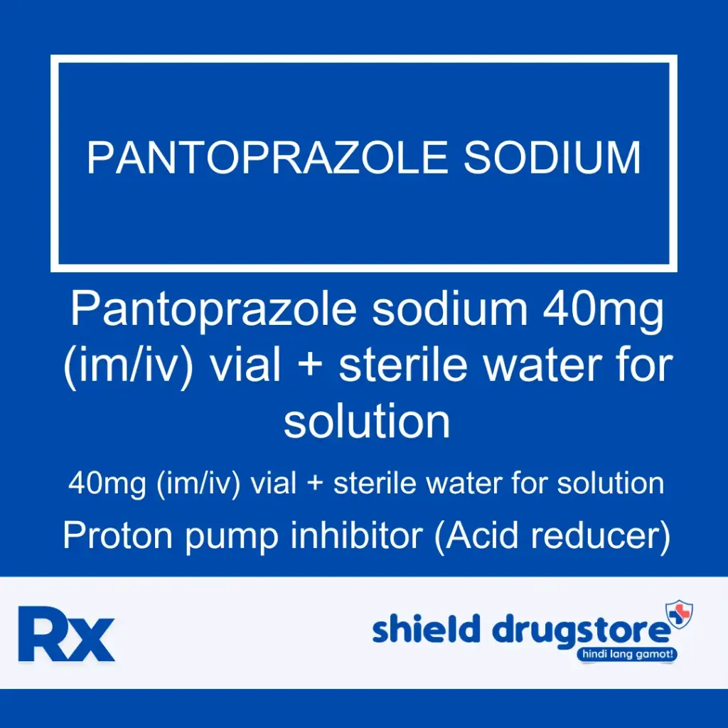GN-PANTOPRAZOLE SODIUM 40MG (IM/IV) VIAL + STERILE WATER FOR SOLUTION