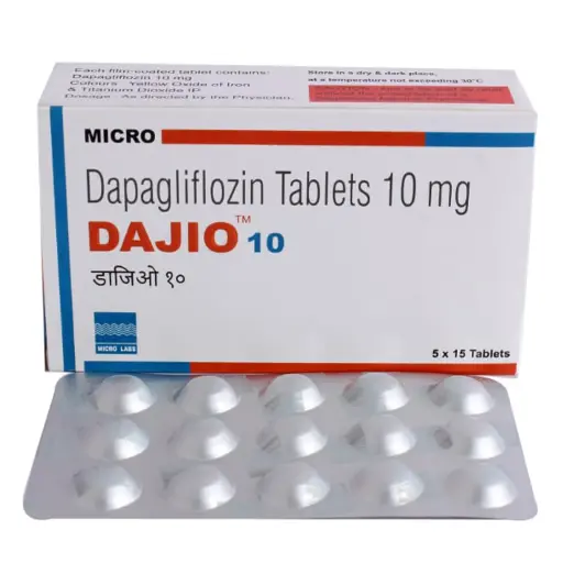 Dajio (dapagliflozin) 10mg tablet