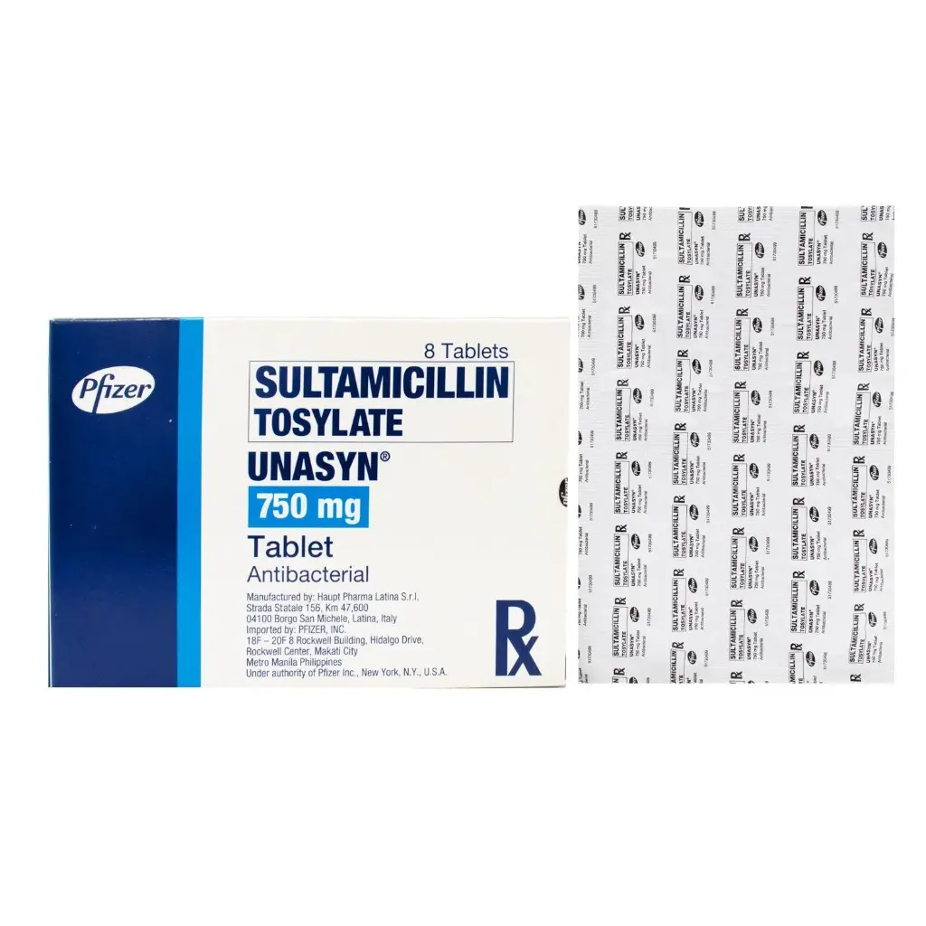 Unasyn (sultamicillin) 750mg tablet  