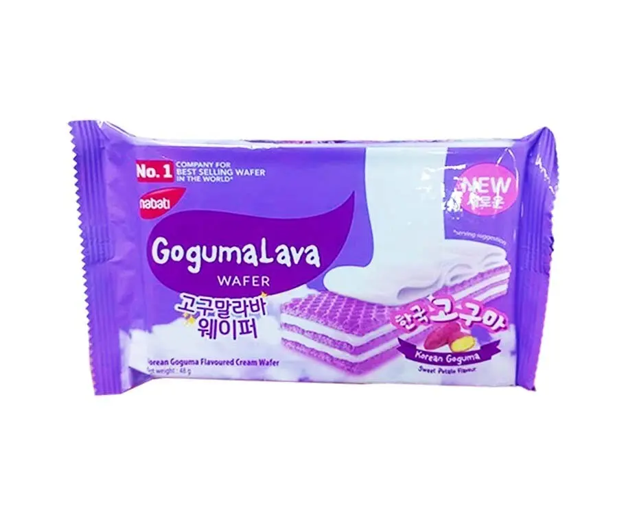 Nabati Goguma Lava Wafer 48g 
