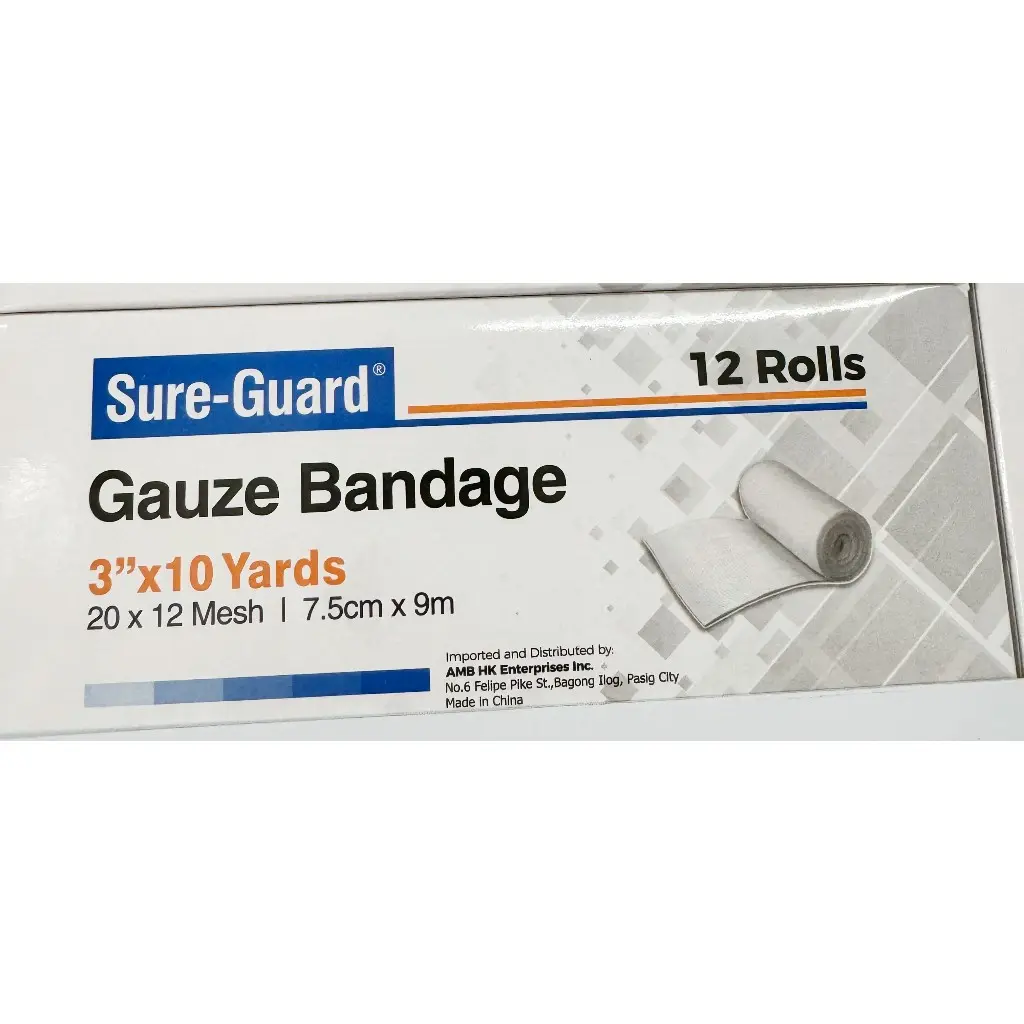 Sure-Guard gauze bandage 3x10