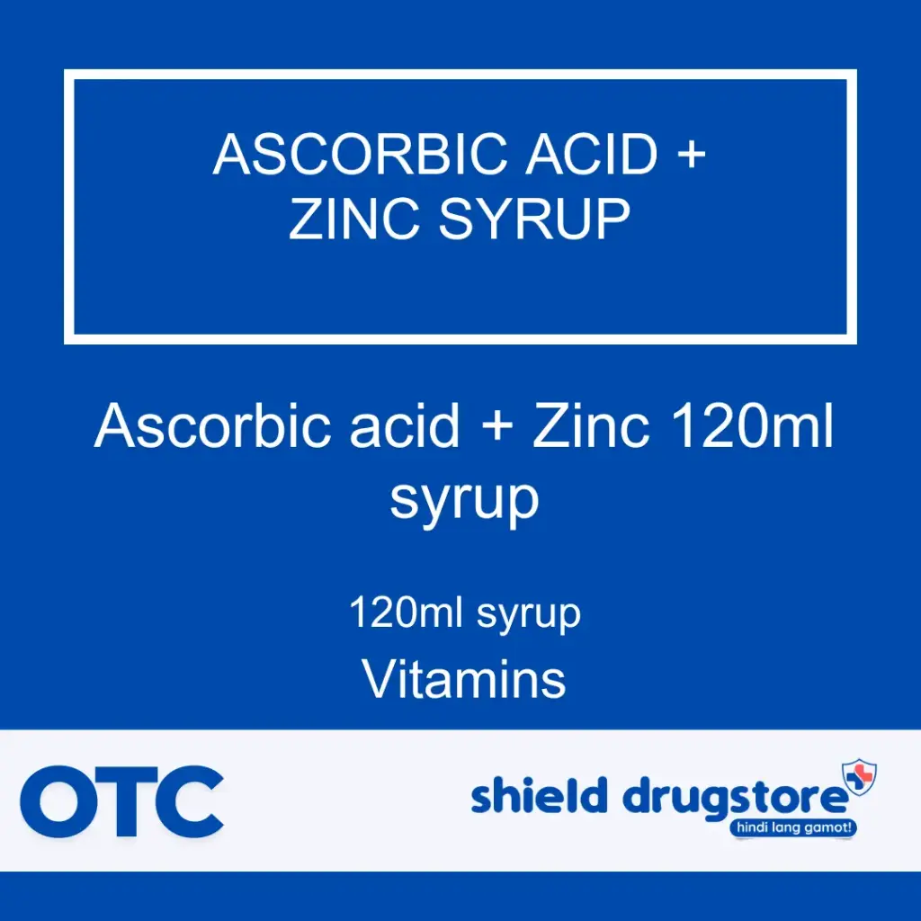 GN-ASCORBIC ACID + ZINC SYRUP 120ML
