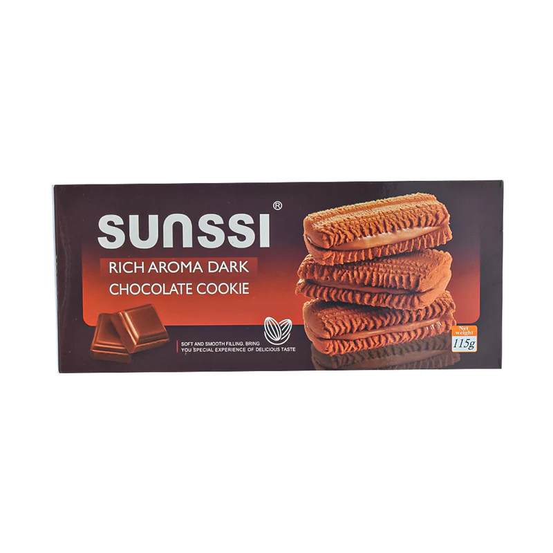 Sunssi Rich Aroma Dark Chocolate Cookie 115g 