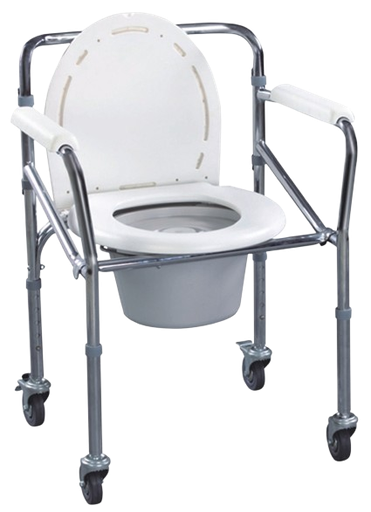 [MS-T10019-ASDEV-CAT00019] Commode Chair with Wheels 