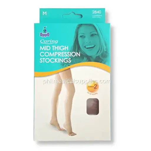 [MS-T10440-ORTHO-CAT00141] Oppo mid-thigh compression stockings small