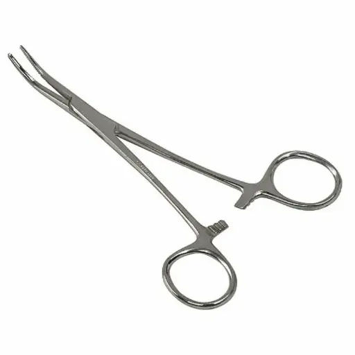 [MS-T10512-PLAST-CAT00022] Kelly Forceps Curved 5 1/2" Stainless 