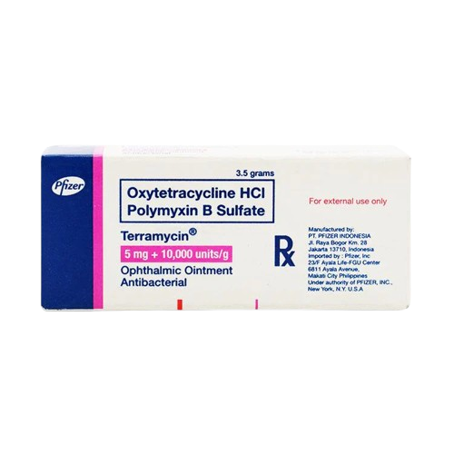 [RX-T10814-EENT-CAT00041] Terramycin (Oxytetracycline + Polymyxin B) 5mg + 10000 IU Eye Ointment 3.5g