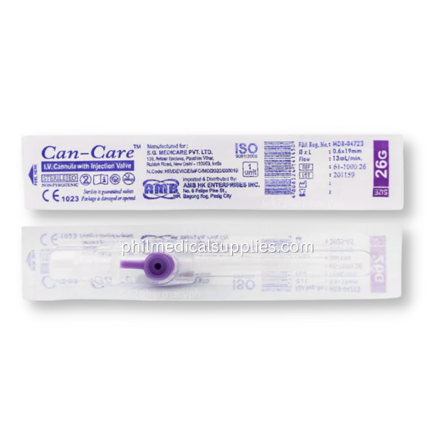 Can-Care IV Cath G26 (Intravenous catheter) G26 | Shield Drugstore Online