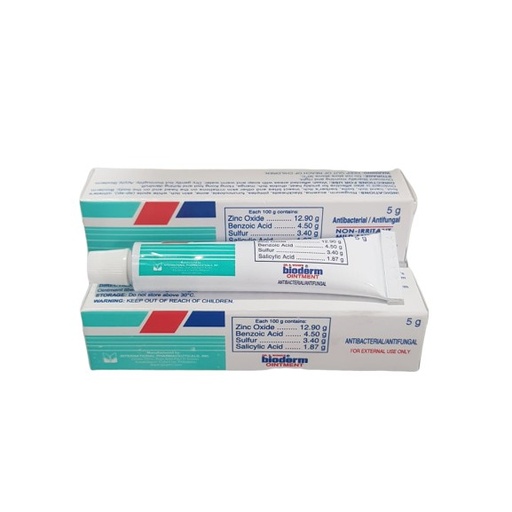 [OTC-T10349-STOP-CAT00010] Bioderm Ointment 5g Tube