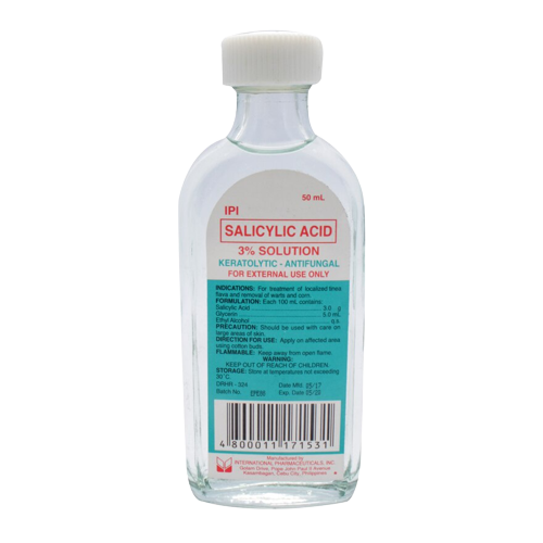 [MS-T10156-GAL-CAT00012] IPI Salicylic Acid 3% Solution 50ml 