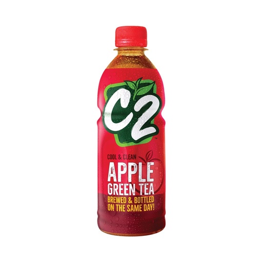 [GR-T10079-BEV-CAT00079] C2 Green Tea Apple 355ml