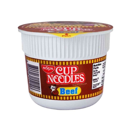 [GR-T10407-FOOD-CAT00048] Nissin Cup Noodles Mini Beef 