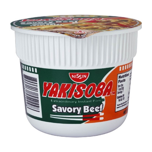 [GR-T10426-FOOD-CAT00067] Nissin Yakisoba Savory Beef 52g​