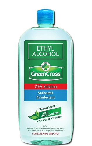 [GR-T10346-INFEC-CAT00076] Green Cross 70% Solution with Moisturizer (Isopropyl alcohol) 500ml