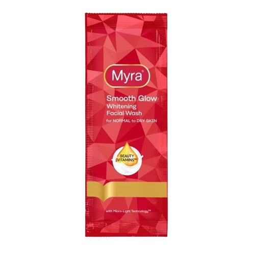 [GR-T10849-SNB-CAT00191] Myra Smooth Glow Whitening Facial Wash 10ml 