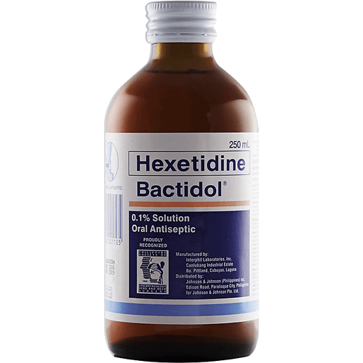 [GR-T10583-ORALC-CAT00007] Bactidol (Hexetidine) 250ml Gargle