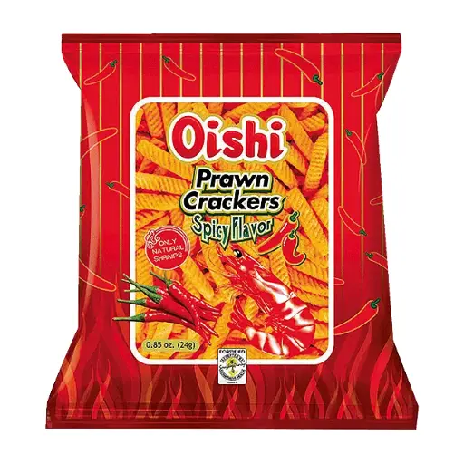 [GR-T10412-FOOD-CAT00053] Oishi Prawn Cracker Spicy 24g