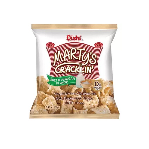 [GR-T10428-FOOD-CAT00069] Marty's Cracklin' Salt & Vinegar Flavor 26g​