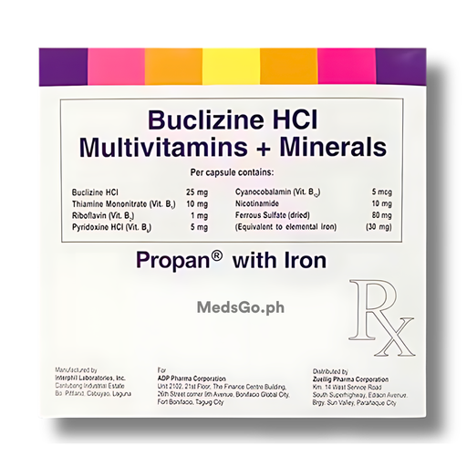 [OTC-T10640-VITF-CAT00291] Propan WT Iron (iron) capsule