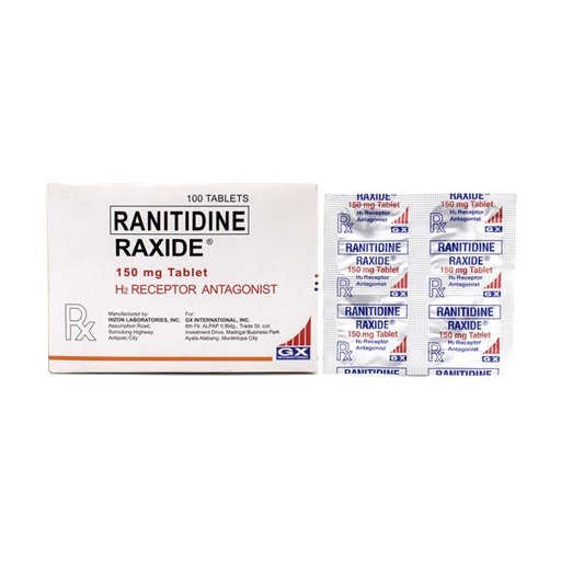 [RX-T10910-GIT-CAT00148] Raxide (Ranitidine) 150mg Tablet