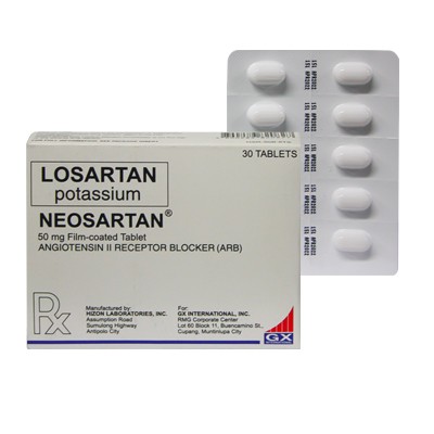 [RX-T10515-CARDI-CAT00122] Neosartan (Losartan Potassium) 50mg Tablet