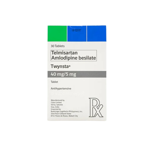 [RX-T10734-CARDI-CAT00341] Twynsta (Telmisartan + Amlodipine) 40mg/5mg Tablet