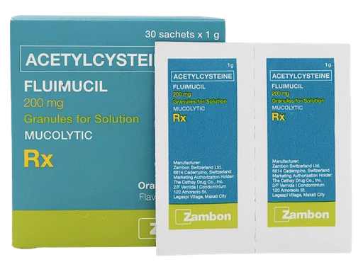 [RX-T11354-RESP-CAT00297] Fluimucil Gran (Acetylcysteine) 200mg Sachet