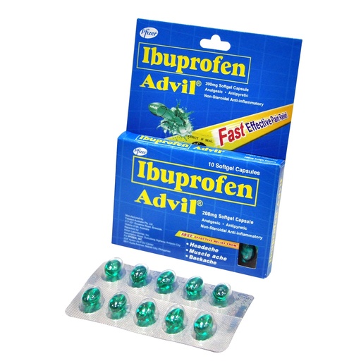 [OTC-T10155-PAIN-CAT00072] Advil (Ibuprofen) 200mg Capsule