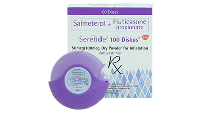 [RX-T11243-RESP-CAT00186] Seretide 100 (Salmeterol + Fluticasone) 50mcg/100mcg Diskus DPFI