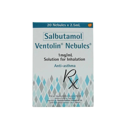 [RX-T11361-RESP-CAT00304] Ventolin (salbutamol) 1mg/mL nebule 2.5ml