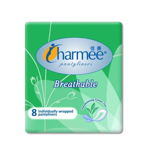 [GR-T10222-DIAP-CAT00108] Charmee Panty Liner Green Tea 8s 