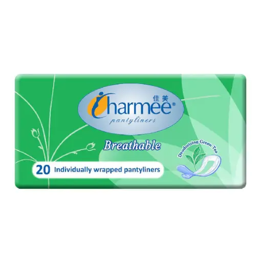 [GR-T10232-DIAP-CAT00118] Charmee Panty Liner Green Tea 20s 
